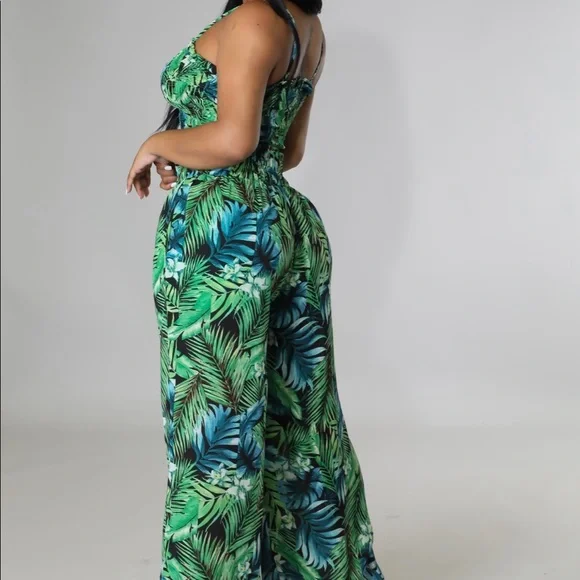 Jumpsuit two piece pants set - Picture 5 of 8